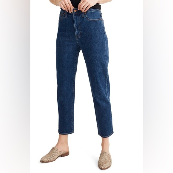 Madewell Denim - Madewell High Rise Tapered Leg Jeans Bellclaire Medium Wash 27